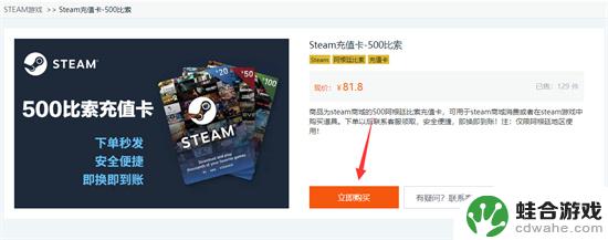 steam外服账号怎么充值