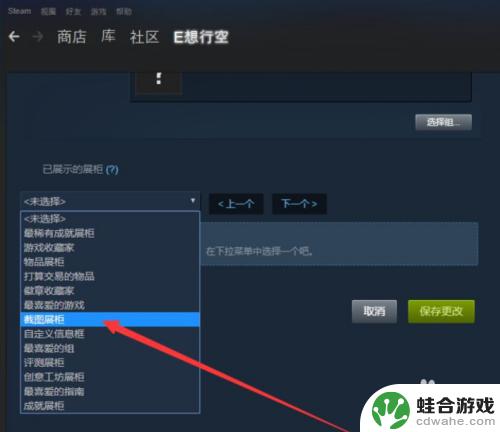 steam展柜怎么放照片