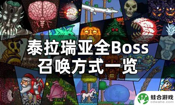 泰拉瑞亚boss的召唤物如何取得