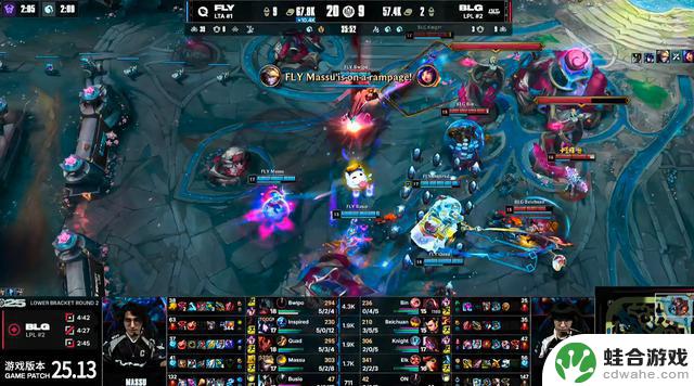 LOL-MSI:Knight加里奥决胜局单杀带领BLG鏖战五局击败FLY