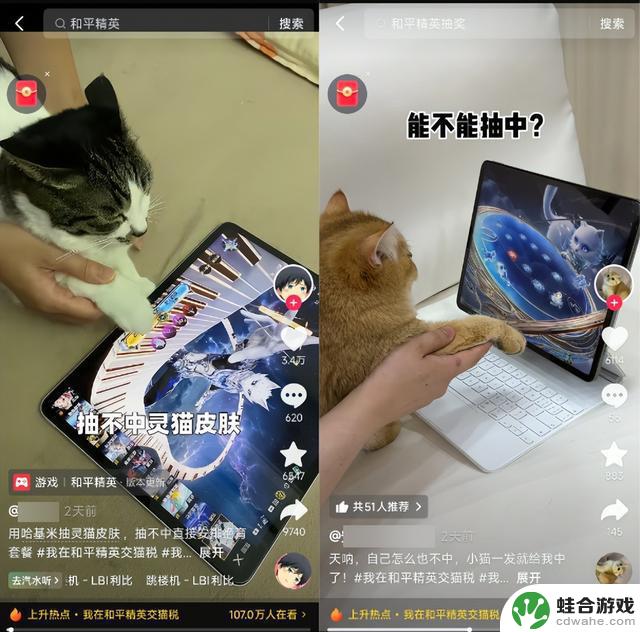 《和平精英》在今年暑期引发了“赛博吸猫”狂潮