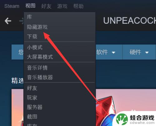 steam怎么看已经隐藏的游戏