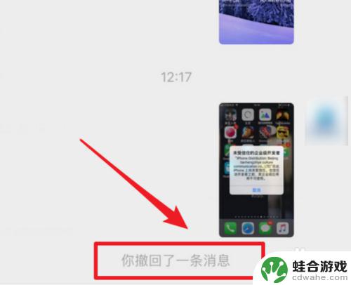 苹果手机微信怎么撤回不了图片