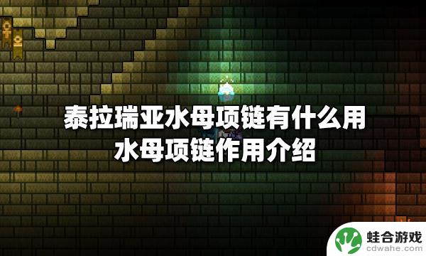 泰拉瑞亚蓝水母有什么用