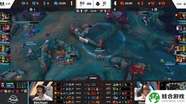 EWC英雄联盟:G2成功逆转BLG,一追二晋级四强