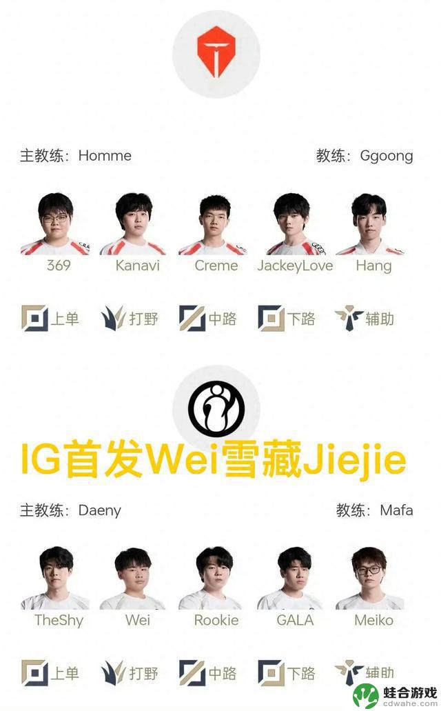 “IG宫斗正式开始：首发阵容惊艳，Jiejie遭雪藏，韩服表达不满”