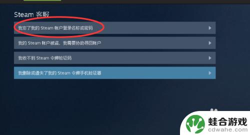 steam忘记了账号名称和密码怎么办