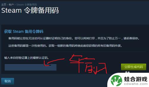 steam申请代码怎么输入密码