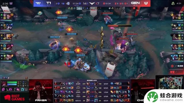 2025LCK第三轮T1以2-1战胜GEN