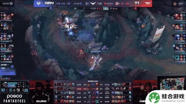 2025LCK第三轮T1以2-1战胜GEN