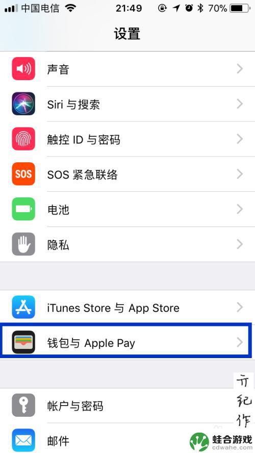 苹果手机怎么进入pay