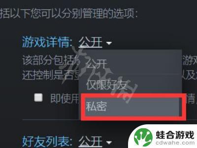 steam怎么隐藏单独游戏